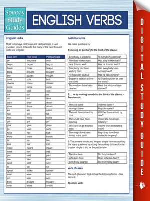 cover image of English Verbs